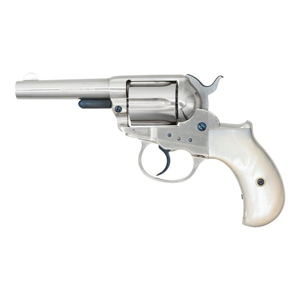 VERY FINE MOTHER-OF-PEARL GRIPPED COLT MODEL 1877