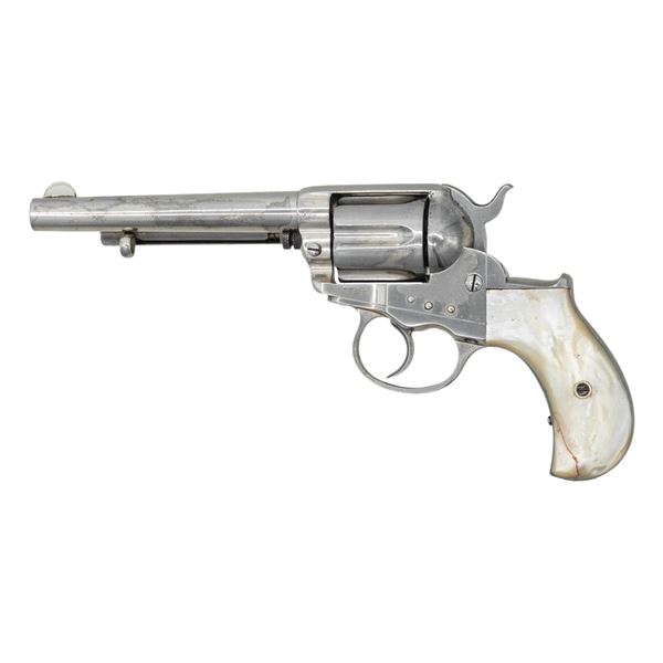 MOTHER-OF-PEARL GRIPPED COLT MODEL 1877 THUNDERER