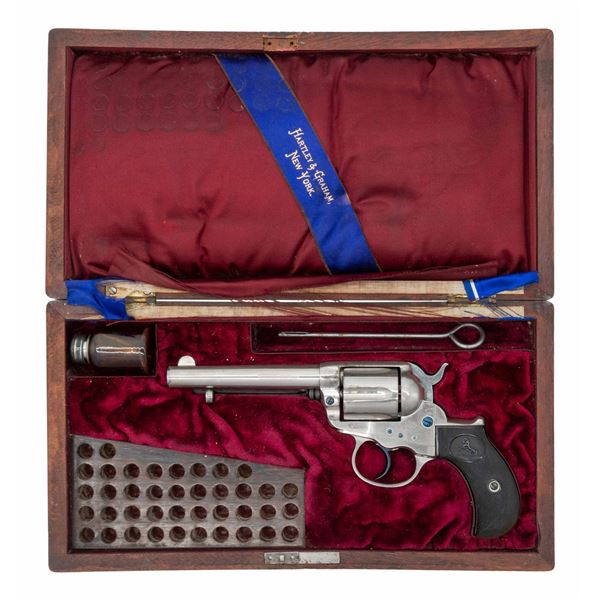HARTLEY & GRAHAM CASED COLT MODEL 1877 THUNDERER