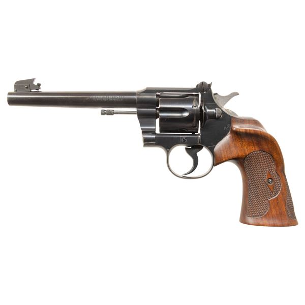 COLT OFFICERS MODEL .38 HEAVY BARREL DOUBLE ACTION