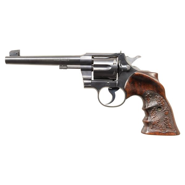 FINE COLT OFFICERS MODEL .38 HEAVY BARREL DOUBLE