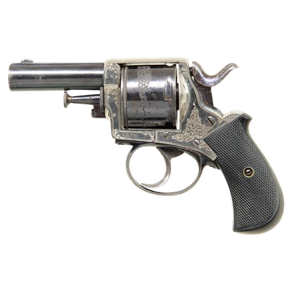 ENGRAVED BRITISH BULLDOG DA REVOLVER.