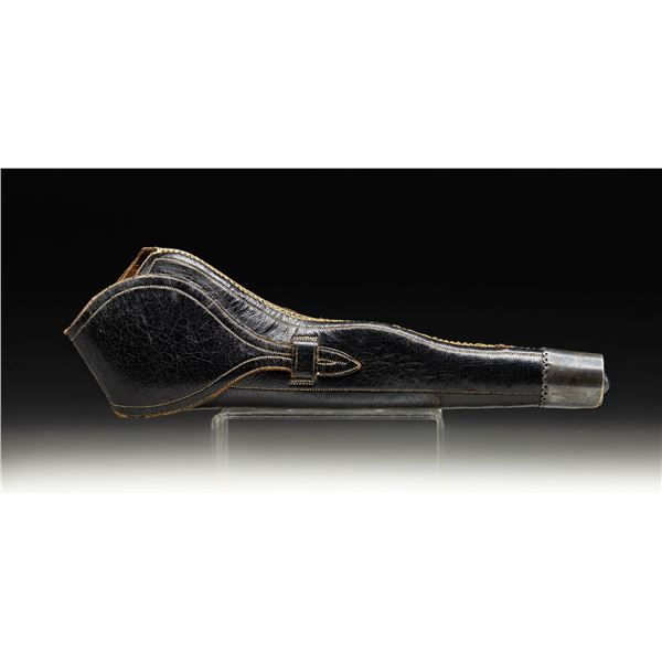 FINE & EARLY DELUXE COLT NAVY HOLSTER.