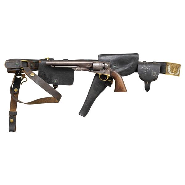 COLT MODEL 1860 ARMY WITH LEATHER RIG U.S.