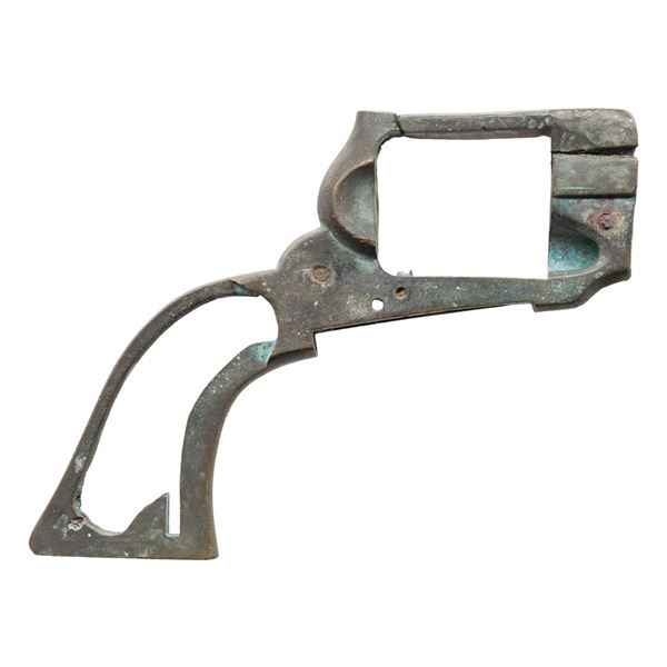 CONFEDERATE SPILLER & BURR RELIC FRAME FOUND IN
