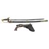 Image 1 : CONFEDERATE OFFICER SWORD & CAPTURED PISTOL