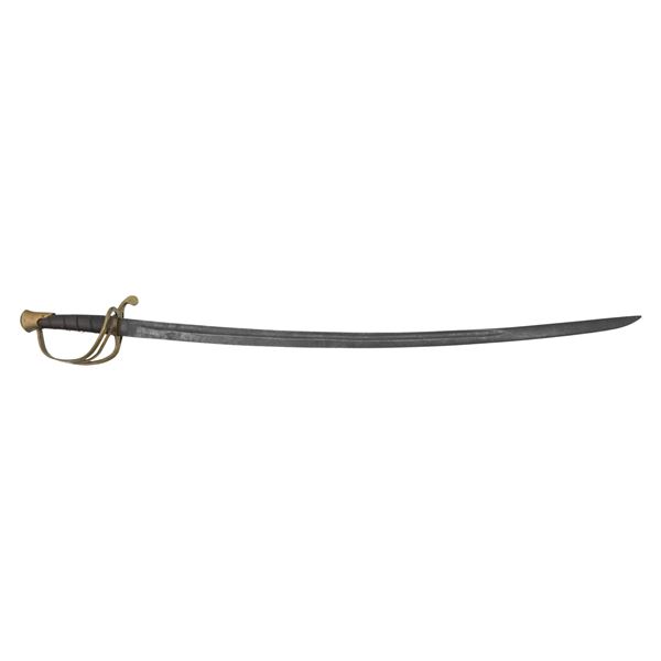 FINE CLASSIC CONFEDERATE "CORNPONE" CAVALRY SABER.