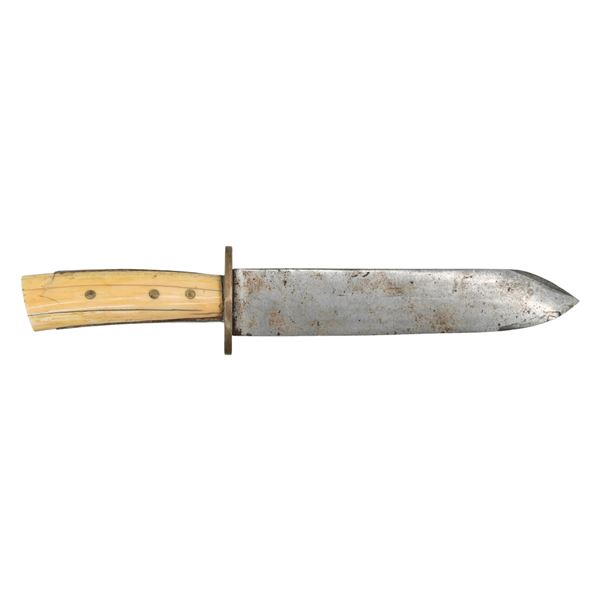 .RARE EARLY CALIFORNIA BOWIE KNIFE.