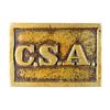 Image 1 : CIVIL WAR CONFEDERATE "C.S.A." WAIST BELT PLATE.