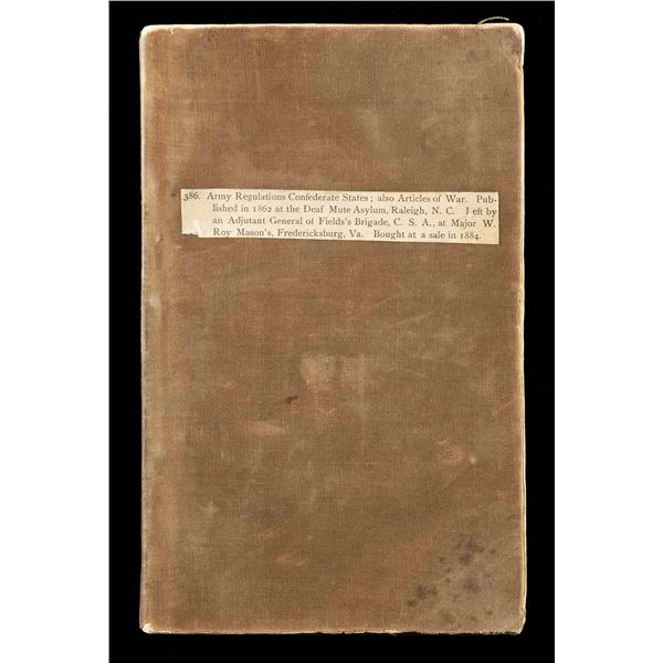 SCARCE 6TH NC PRESENTATION CONFEDERATE IMPRINT