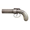 Image 1 : ALLEN & THURBER SILVER GRIPPED PEPPERBOX PISTOL.