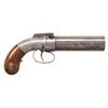 Image 2 : ALLEN & THURBER "BABY DRAGOON" PEPPERBOX PISTOL.