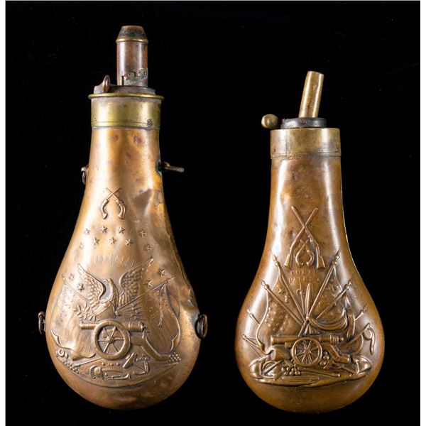 COLTS PATENT 3RD MODEL NAVY REVOLVER POWDER FLASK
