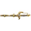 Image 5 : UNIQUE CIVIL WAR GOLD, SILVER & DIAMOND MOUNTED