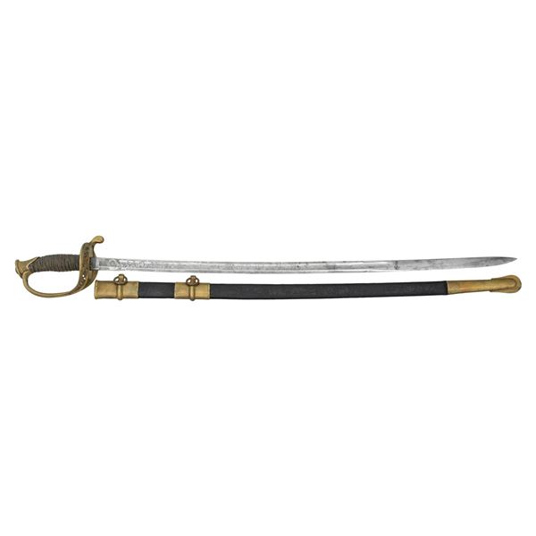 ORNATE EMERSON & SILVER MODEL 1840 NCO TYPE SWORD.