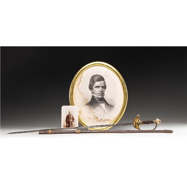 GENERAL NATHANIEL BANKS 1860 AMES STAFF SWORD AND