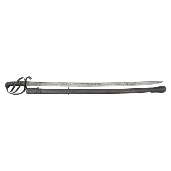 SCARCE CIVIL WAR ERA NON-REG IRON HILTED DRAGOON