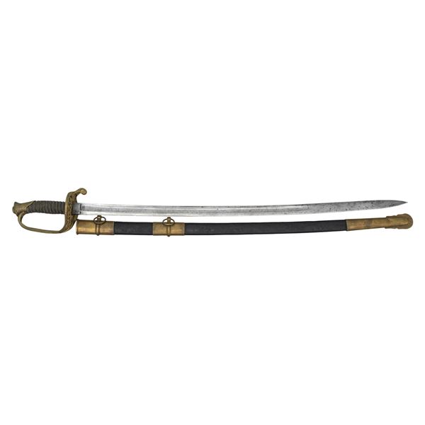 U.S. MARKED CAVALRY STYLE SWORD.