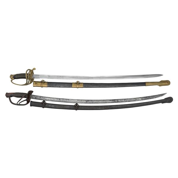 US M1860 CAVALRY SABER & REPLICA CSA SABER.