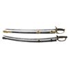 Image 2 : US M1860 CAVALRY SABER & REPLICA CSA SABER.
