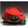 Image 3 : CIVIL WAR ERA RED VIRGINIA MILITIA KEPI WITH BOX.