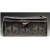 Image 1 : LEATHER STAGECOACH TRUNK WITH BRASS TACK