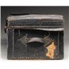 Image 2 : LEATHER STAGECOACH TRUNK WITH BRASS TACK