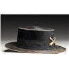 Image 1 : MID 19TH CENTURY MEN'S HAT ADAPTED FOR MILITARY