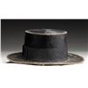 Image 3 : MID 19TH CENTURY MEN'S HAT ADAPTED FOR MILITARY