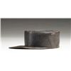 Image 2 : LEATHER NAVAL STYLE HAT OF THE MID 19TH CENTURY.