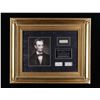 Image 1 : FRAMED HAIR FROM ABRAHAM LINCOLN & A FRAGMENT FROM