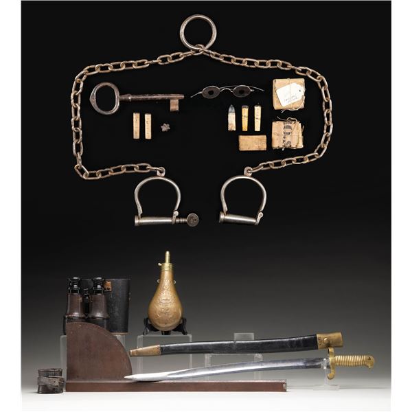 GOOD GROUP OF INTERESTING CIVIL WAR MEMORABILIA.