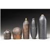Image 1 : GROUP OF 5 CIVIL WAR CANNON PROJECTILES.