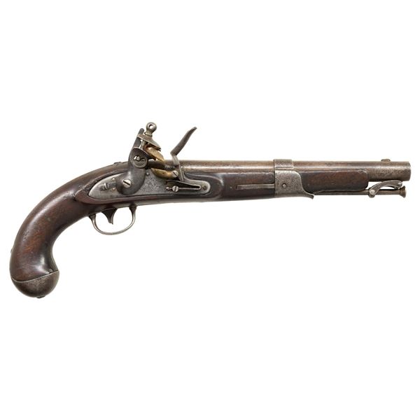 STATE OF NY MARKED US MODEL 1819 FLINTLOCK PISTOL