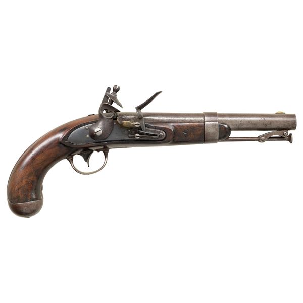 US MODEL 1836 FLINTLOCK PISTOL BY R. JOHNSON.