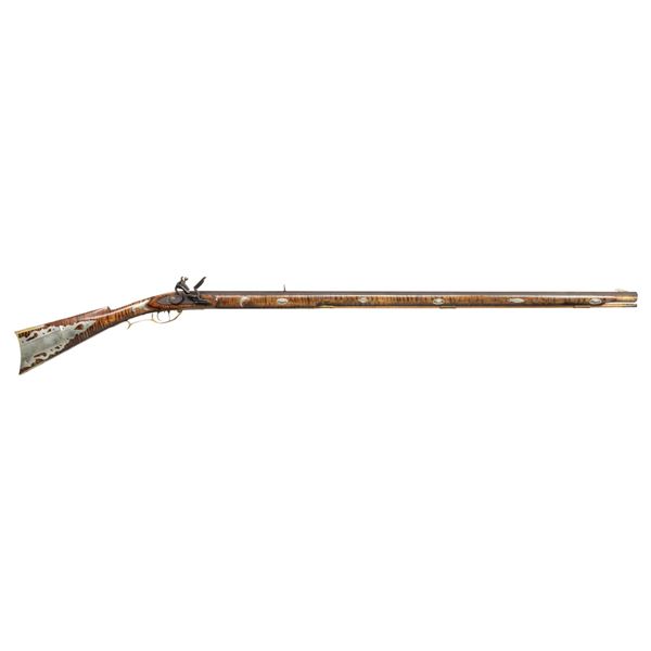 FINE CONTEMPORARY FLINTLOCK KENTUCKY RIFLE BY
