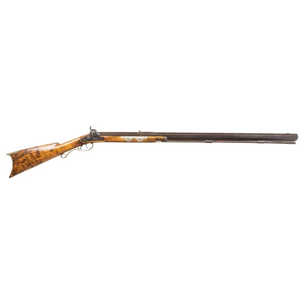 NELSON & Co. HALF STOCKED PERCUSSION PLAINS RIFLE.
