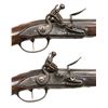 Image 3 : PAIR OF FRENCH & INDIAN WAR ERA OFFICERS FLINTLOCK