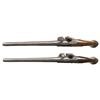 Image 5 : PAIR OF FRENCH & INDIAN WAR ERA OFFICERS FLINTLOCK