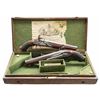 Image 1 : CASED PAIR OF BRITISH FLINTLOCK BELT PISTOLS BY