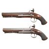Image 3 : CASED PAIR OF BRITISH FLINTLOCK BELT PISTOLS BY