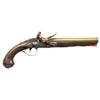Image 1 : GOOD SILVER MOUNTED BRASS BARREL FLINTLOCK HOLSTER