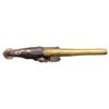 Image 3 : GOOD SILVER MOUNTED BRASS BARREL FLINTLOCK HOLSTER