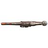 Image 4 : GOOD SILVER MOUNTED BRASS BARREL FLINTLOCK HOLSTER