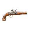 Image 1 : PETITE CIRCA 1810 BRITISH FLINTLOCK PISTOL.