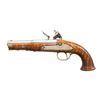 Image 2 : PETITE CIRCA 1810 BRITISH FLINTLOCK PISTOL.