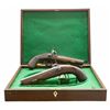 Image 1 : PAIR OF SOUTHALL, LONDON PERCUSSION PISTOLS IN
