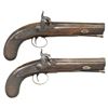 Image 2 : PAIR OF SOUTHALL, LONDON PERCUSSION PISTOLS IN