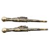 Image 4 : PAIR OF ORNATE FRENCH CHIEFTANS FLINTLOCK PISTOLS.