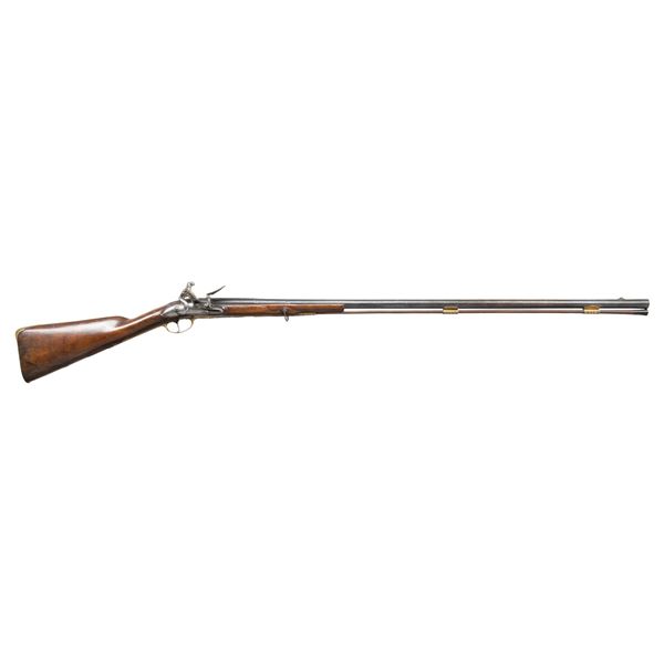 FINE DUTCH MADE SINGLE BARREL FLINTLOCK FOWLER BY